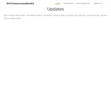 Tablet Screenshot of onlinesuccessbooks.info